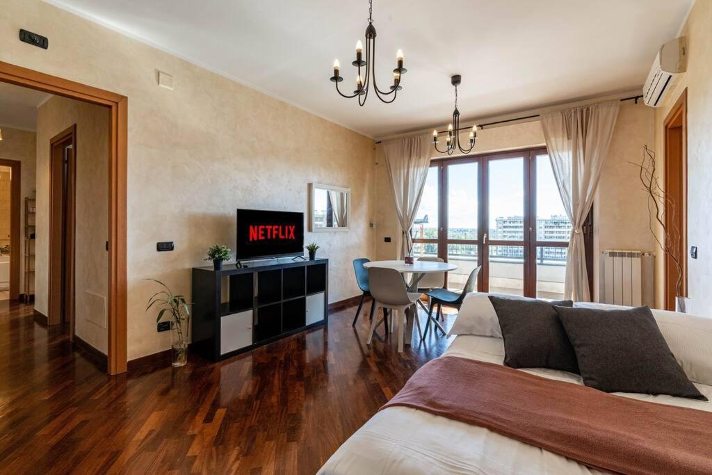 Perugino'S Peaceful Sky Terrace Apartment Ponte Galeria Exterior photo